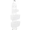 Serviteur de douche 4 paniers blanc^Gifi Outlet