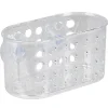 Serviteur de douche à ventouse ajouré transparent^Gifi Hot