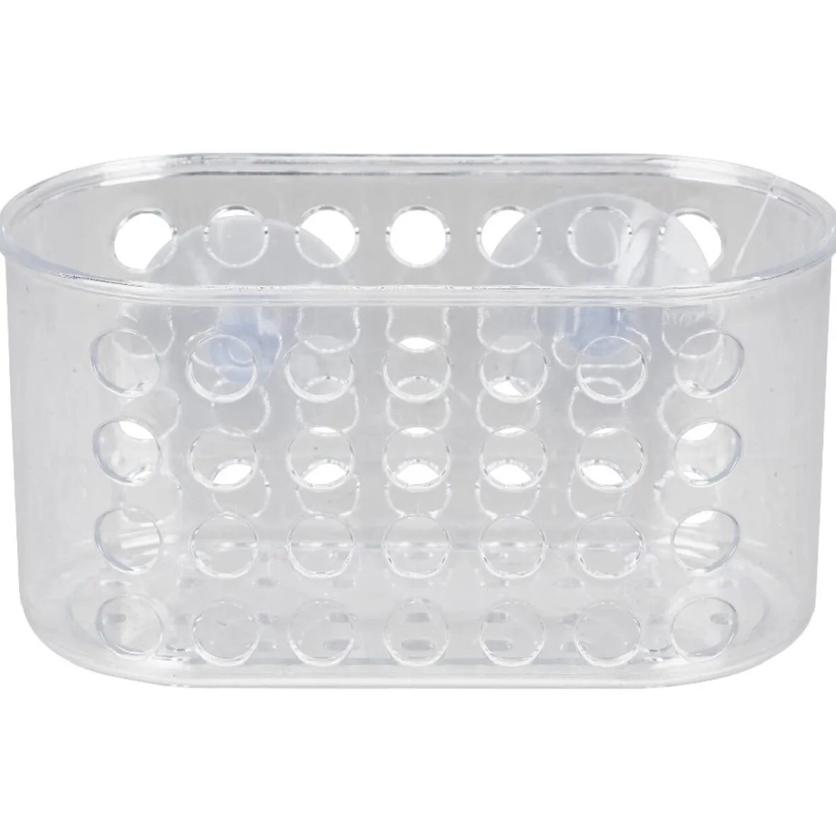 Serviteur de douche à ventouse ajouré transparent^Gifi Hot