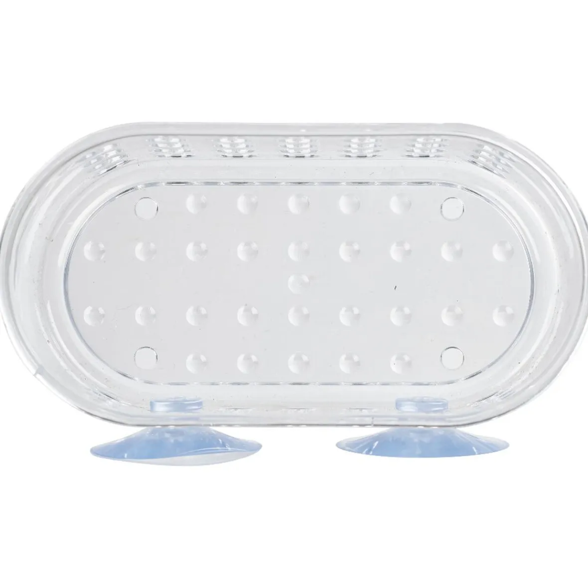 Serviteur de douche à ventouse ajouré transparent^Gifi Hot