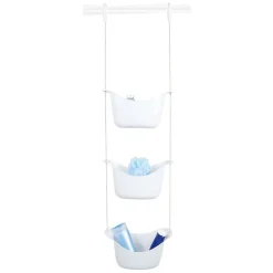 Serviteur de douche blanc 3 bacs^Gifi Sale