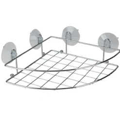 Serviteur de douche d'angle fixation ventouses aluminium^Gifi Clearance