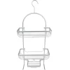 Serviteur de douche gris alu à accrocher 3 niveaux^Gifi Discount