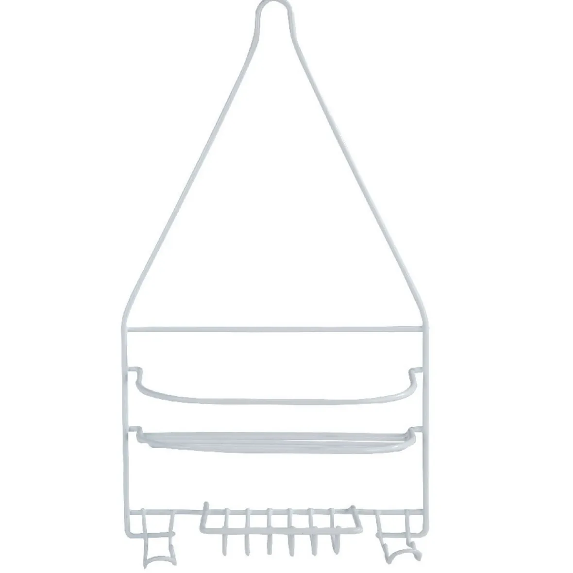 Serviteur de douche métal blanc^Gifi Sale