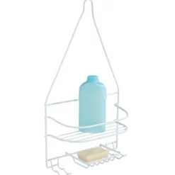 Serviteur de douche métal blanc^Gifi Sale