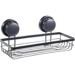 Serviteur de douche métal noir^Gifi Discount