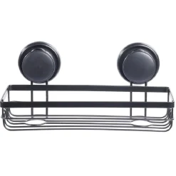 Serviteur de douche métal noir^Gifi Discount