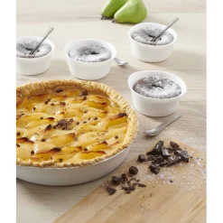 Gifi Cuisson^Set plat à tarte et 4 ramequins Luminarc