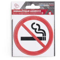 Signalétique adhésive "Interdiction de fumer" - 8x8 cm^Gifi Online