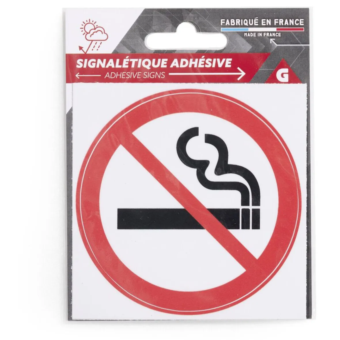 Signalétique adhésive "Interdiction de fumer" - 8x8 cm^Gifi Online