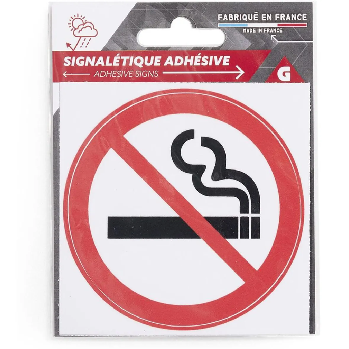 Signalétique adhésive "Interdiction de fumer" - 8x8 cm^Gifi Online