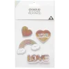 Sticker 3D arc-en-ciel coeur^Gifi Best