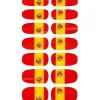 Sticker ongles supporter Espagne x14^Gifi Online