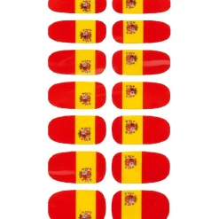 Sticker ongles supporter Espagne x14^Gifi Online