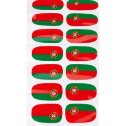 Sticker ongles supporter Portugal x14^Gifi Best