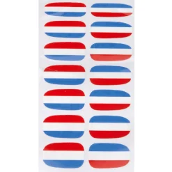 Sticker ongles tricolore supporter France x14^Gifi Hot