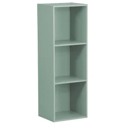 Sale Structure Box Cube 3 cases 35x30x105cm bois vert Rangement