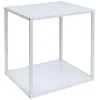 Sale Structure Box Cube 35x30x35cm métal blanc Rangement