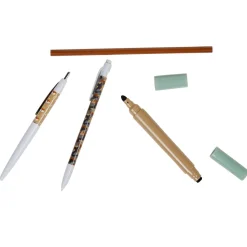 Stylo design militaire et motif renard x4^Gifi