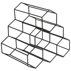 Gifi Rangement De Cuisine^Support déco range bouteilles x6