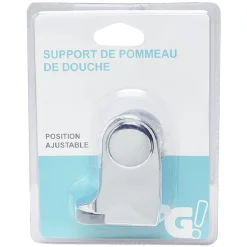 Support de pommeau de douche réglable plastique^Gifi Outlet