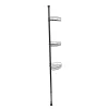 Étagère d'angle 3 niveaux métal noir^Gifi Discount