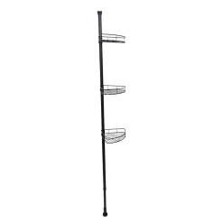 Étagère d'angle 3 niveaux métal noir^Gifi Discount