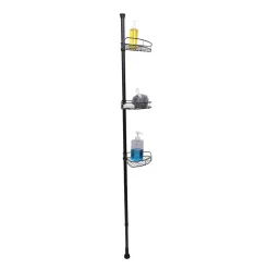Étagère d'angle 3 niveaux métal noir^Gifi Discount