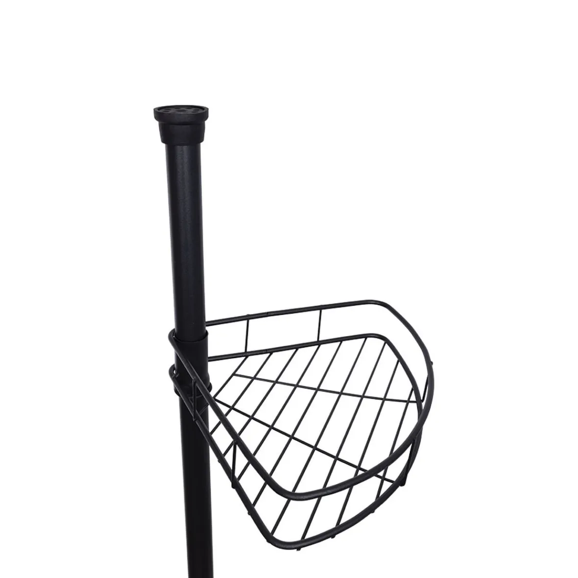 Étagère d'angle 3 niveaux métal noir^Gifi Discount