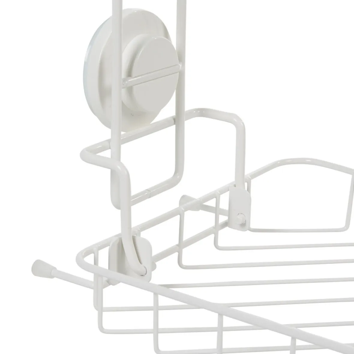 Étagère de douche 2 paniers d angle à ventouse blanc^Gifi Hot