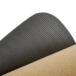 Tapis de fitness yoga en liège antidérapant 183x61xép0,5cm^Gifi Sale