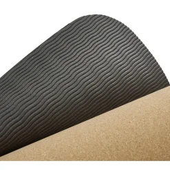 Tapis de fitness yoga en liège antidérapant 183x61xép0,5cm^Gifi Sale