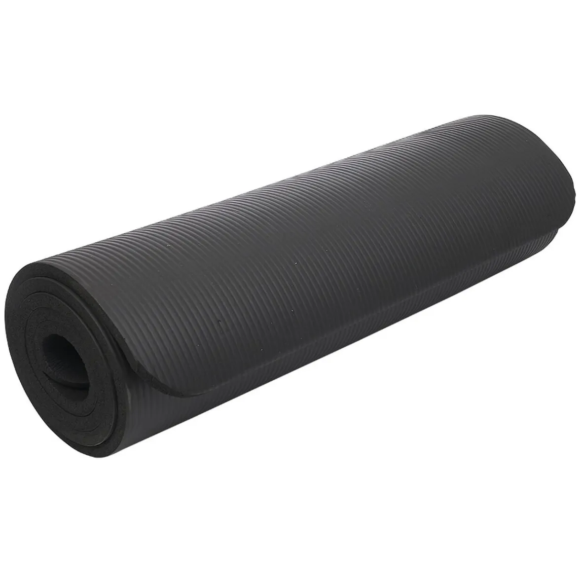 Tapis de yoga épais noir^Gifi