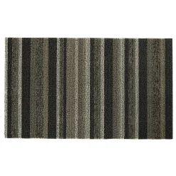 Tapis d'extérieur rayé marron beige 75x45 cm Nettoyage Et Entretien