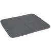 Gifi Rangement De Cuisine^Tapis égouttoir gris pour évier 45x39cm