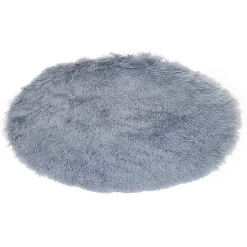 Tapis rond fausse fourrure Ø60cm^Gifi Online