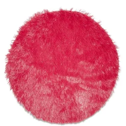 Tapis rond fausse fourrure Ø60cm^Gifi Online