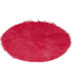Tapis rond fausse fourrure Ø60cm^Gifi Online