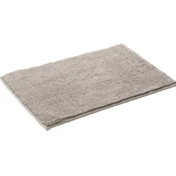 Tapis salle de bain chenille uni taupe^Gifi Outlet