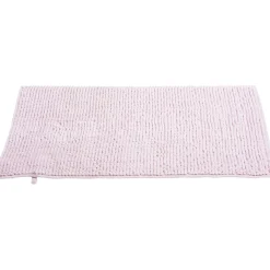 Tapis salle de bain chenille rose^Gifi Discount