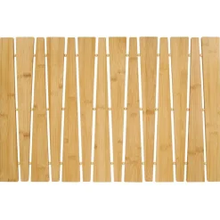 Tapis salle de bain en bambou 40x60cm^Gifi Discount