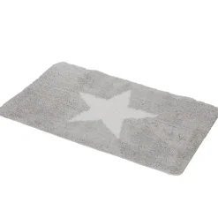 Tapis salle de bain gris design étoile^Gifi Sale