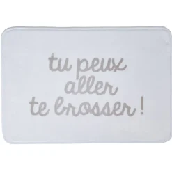 Tapis salle de bain microfibre^Gifi Clearance
