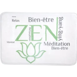 Tapis salle de bain microfibre^Gifi Clearance