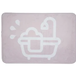 Tapis salle de bain microfibre^Gifi Clearance