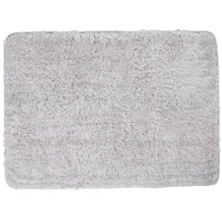 Tapis salle de bain rectangulaire gris et blanc^Gifi Online