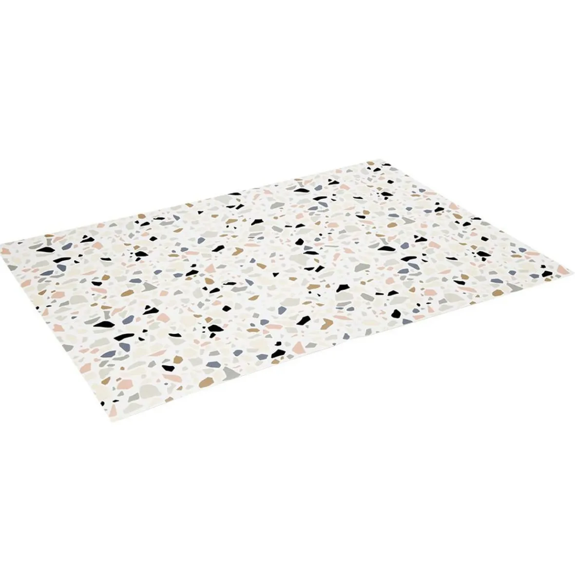 Tapis vinyle mosaïque imitation terrazzo 70 cm Nettoyage Et Entretien