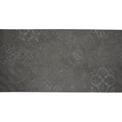 Tapis vinyle noir motif carreau de ciment gris Nettoyage Et Entretien