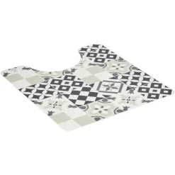 Tapis WC vinyle motif carreau de ciment^Gifi Hot