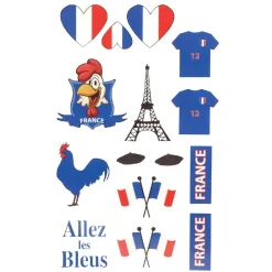 Tatoo éphémère pour supporter France^Gifi New